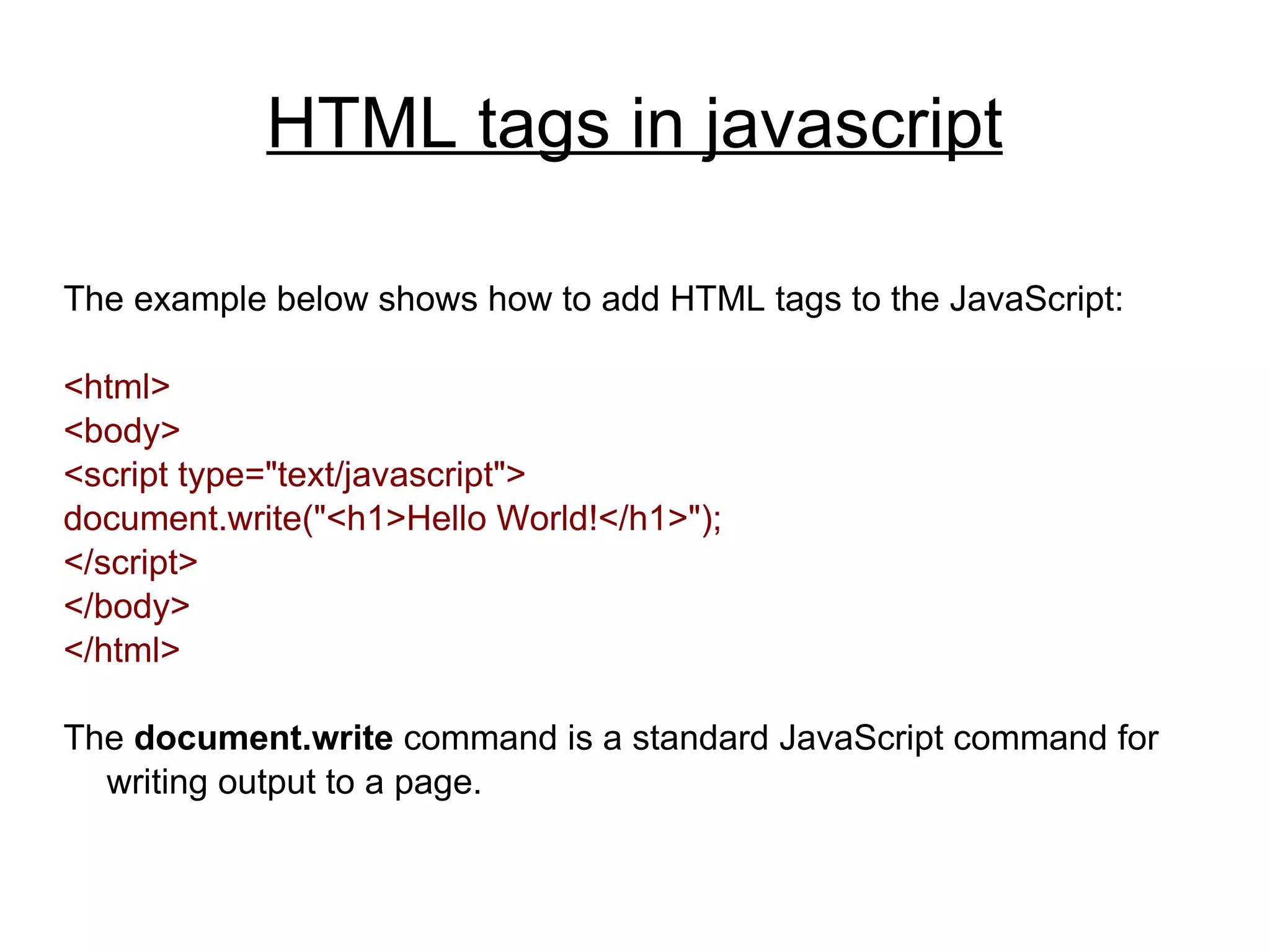 Javascript | PPT