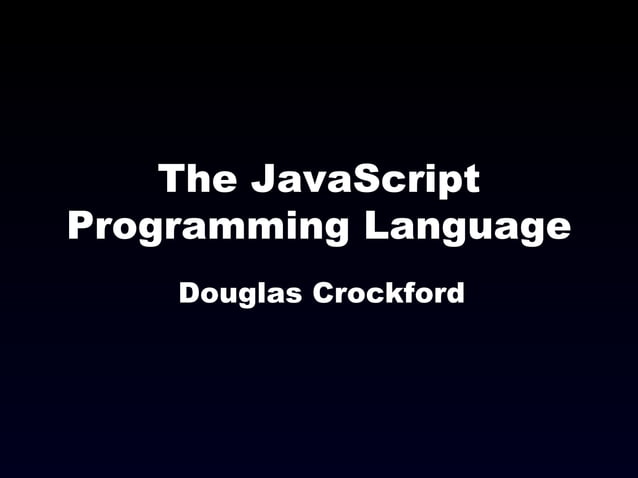 Les origines de Javascript | PPT
