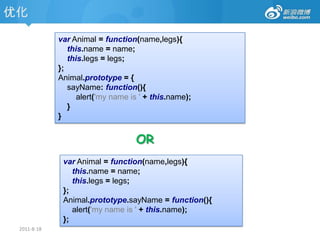 高级：匿名函数2011-8-181.写法一(function(){//do something})();2.写法二(function(){//do something}());3.写法三 voidfunction(){//do something}();4.写法四!function(){//do something}();