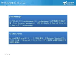 2011-8-18高级：闭包function fn1(){var a =9;function fn2(){alert(a);//errorfunction fn1(){var a =9;}怎么访问函数内部的变量呢？改成全局变量？no！全局变量是魔鬼！闭包function fn1(){var a =9;function fn2(){        alert(a);}return fn2;}var fn = fn1();fn();