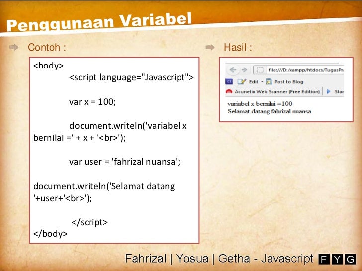 javascript for javascript for