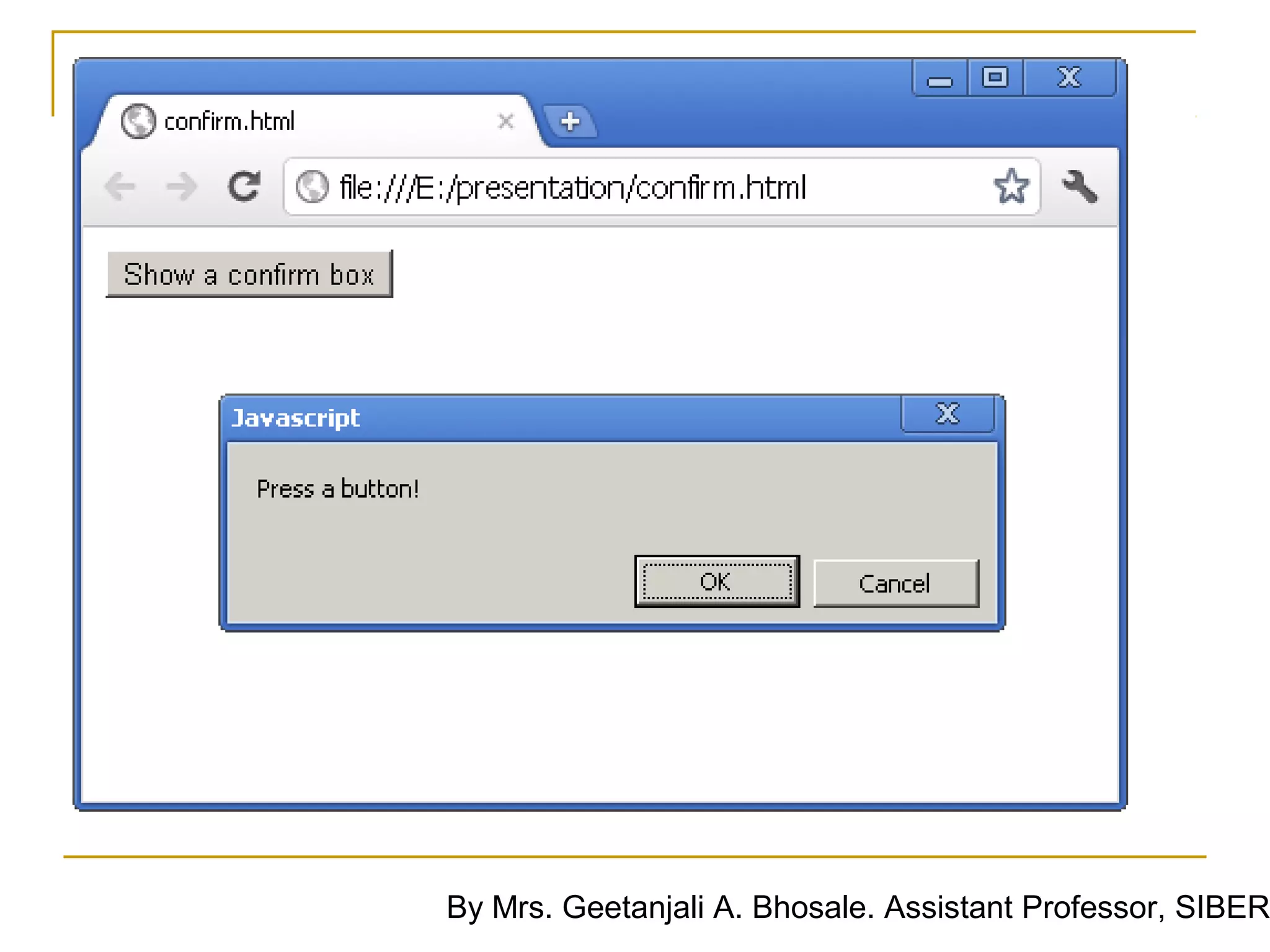 By Mrs. Geetanjali A. Bhosale. Assistant Professor, SIBER
 