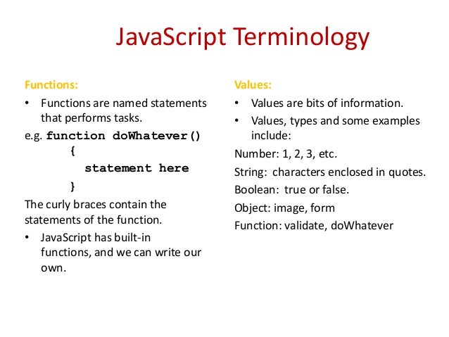 Java script