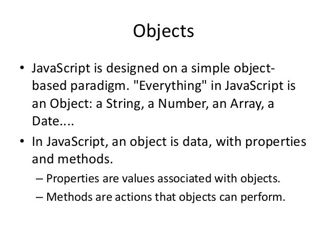 JavaScript Fundamentals & JQuery