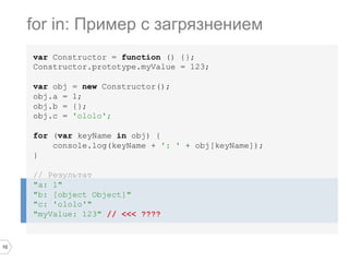 JavaScript. Loops and functions (in russian)