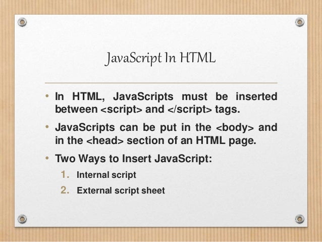JavaScript Comprehensive Overview