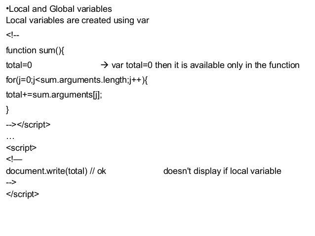 Java script