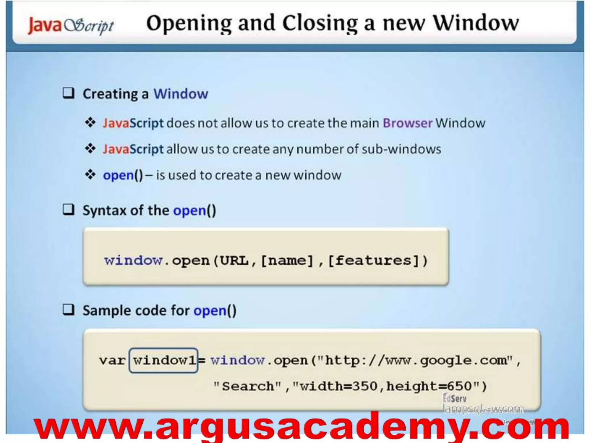 Java script