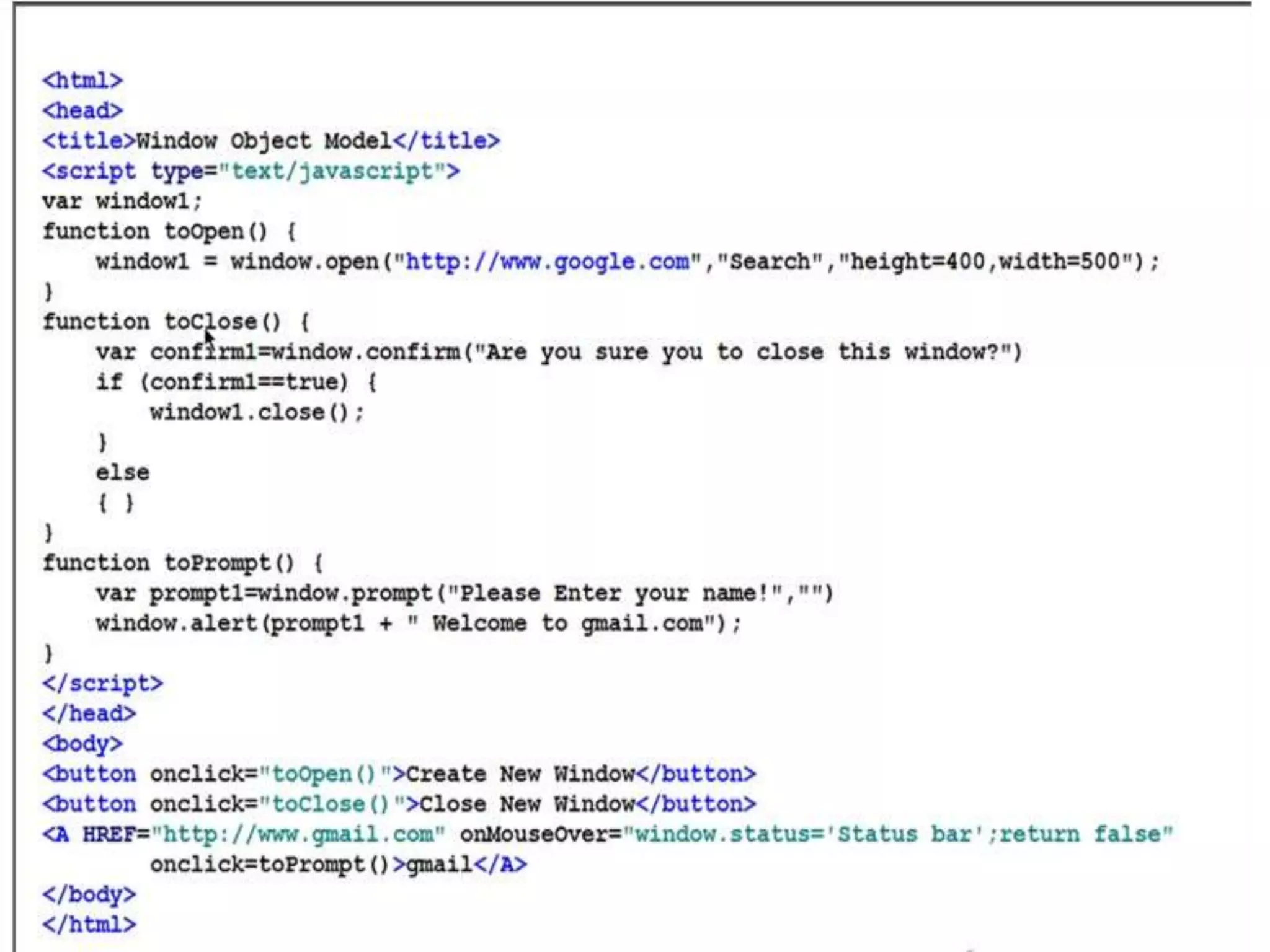 Java script