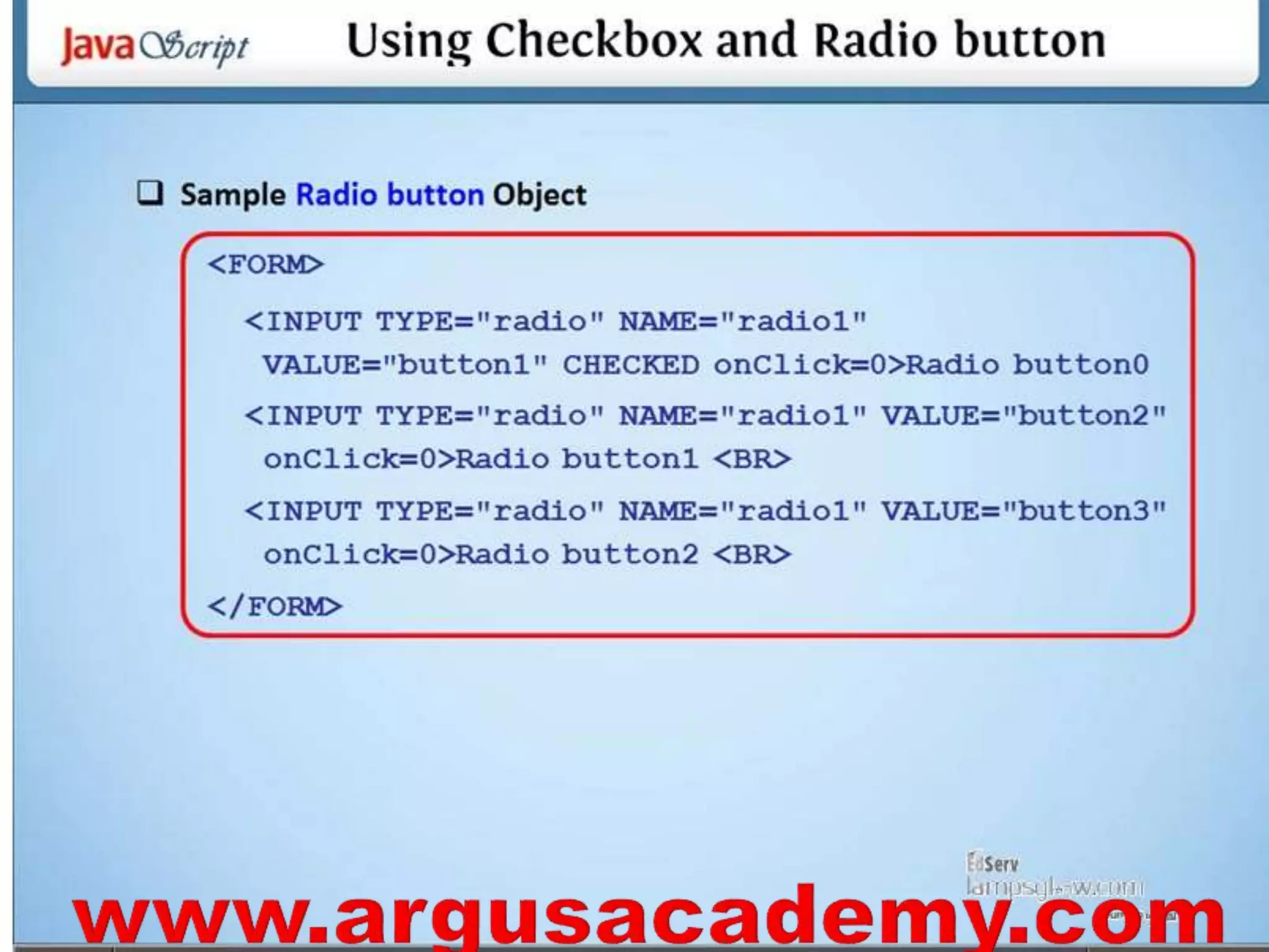 Java script