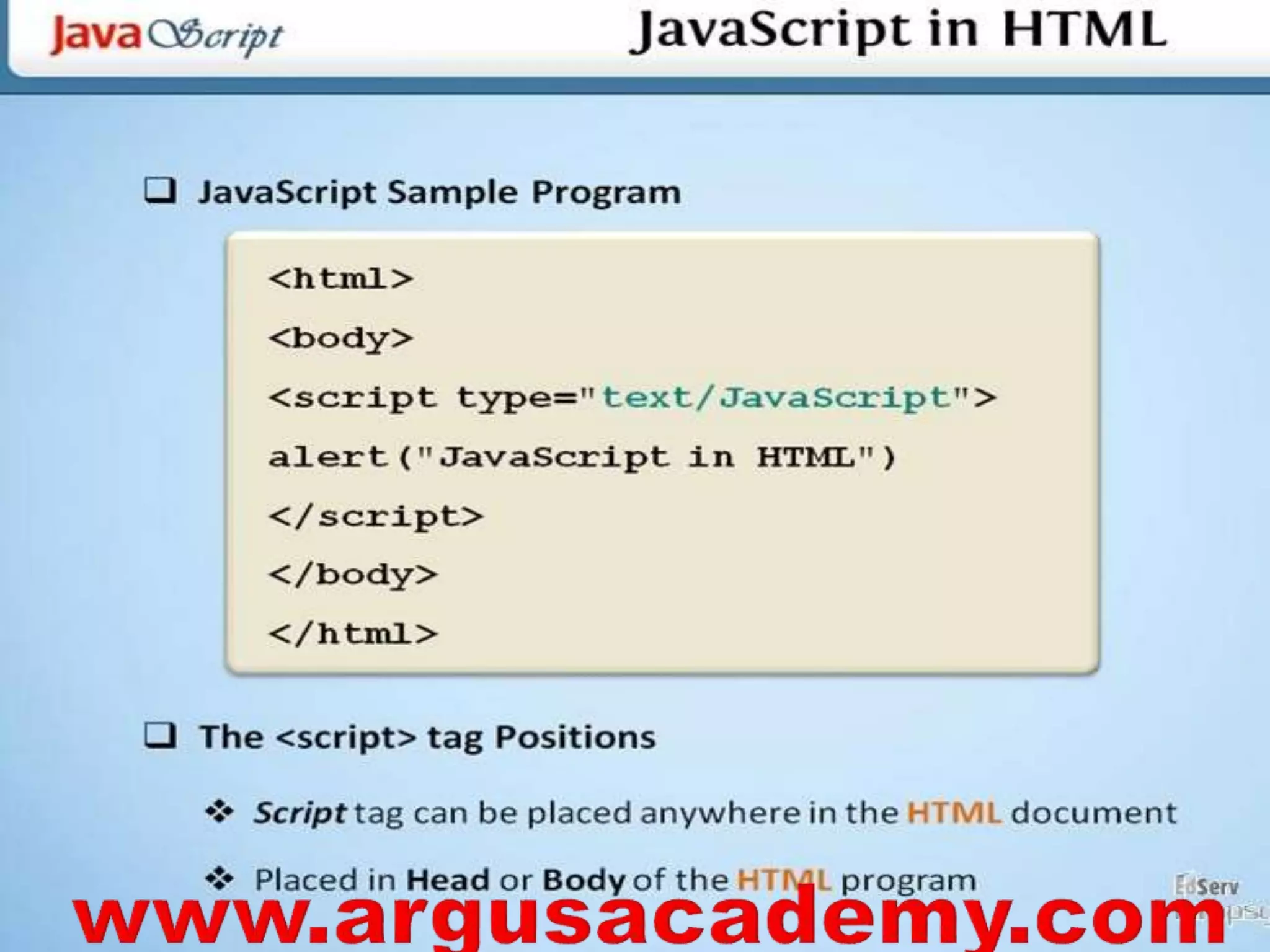 Java script