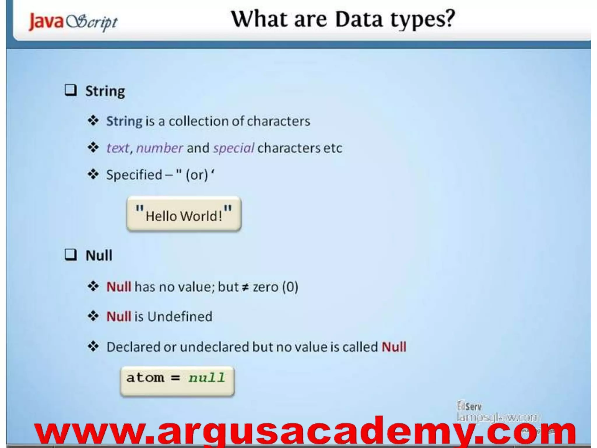 Java script