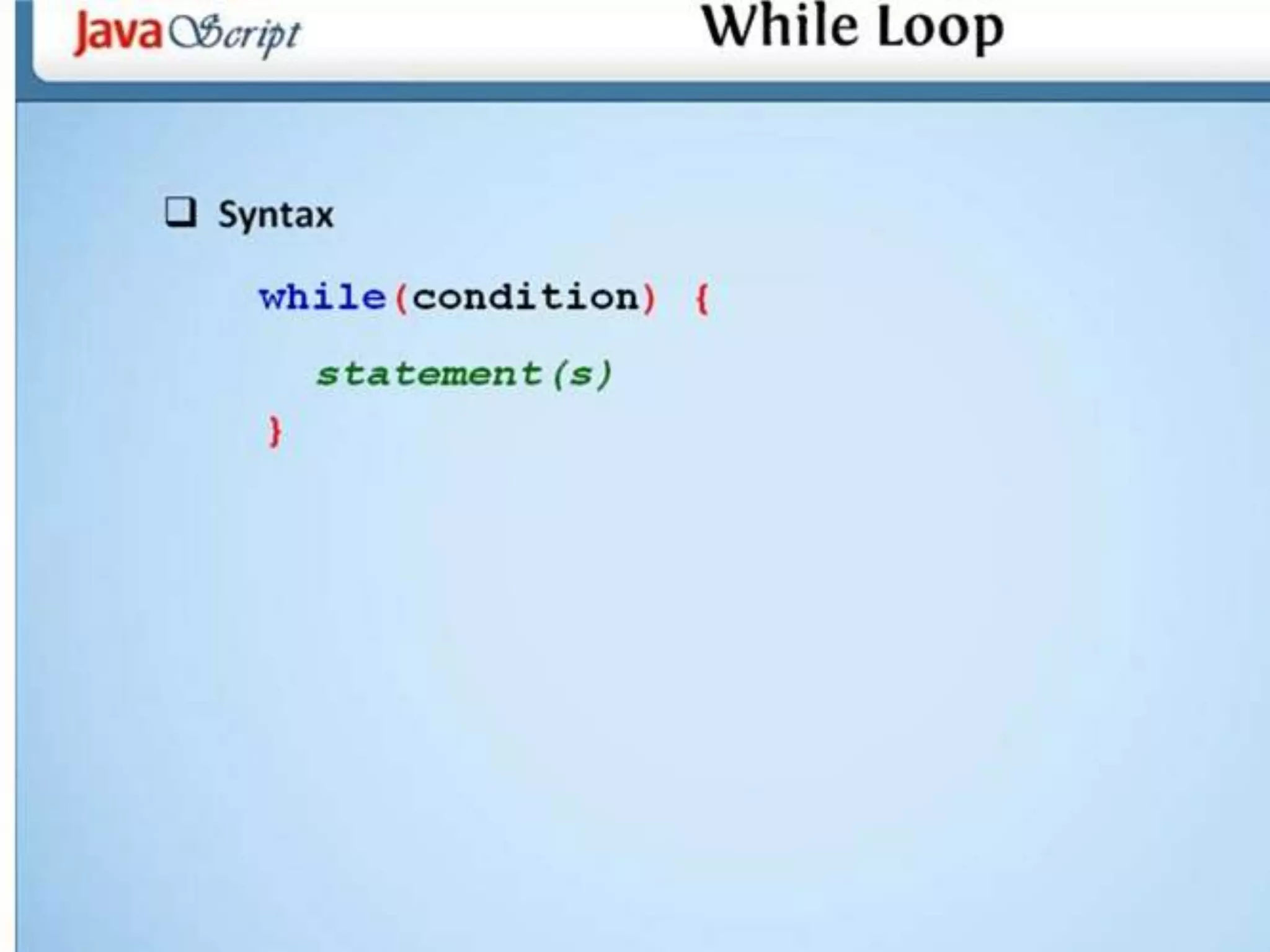 Java script