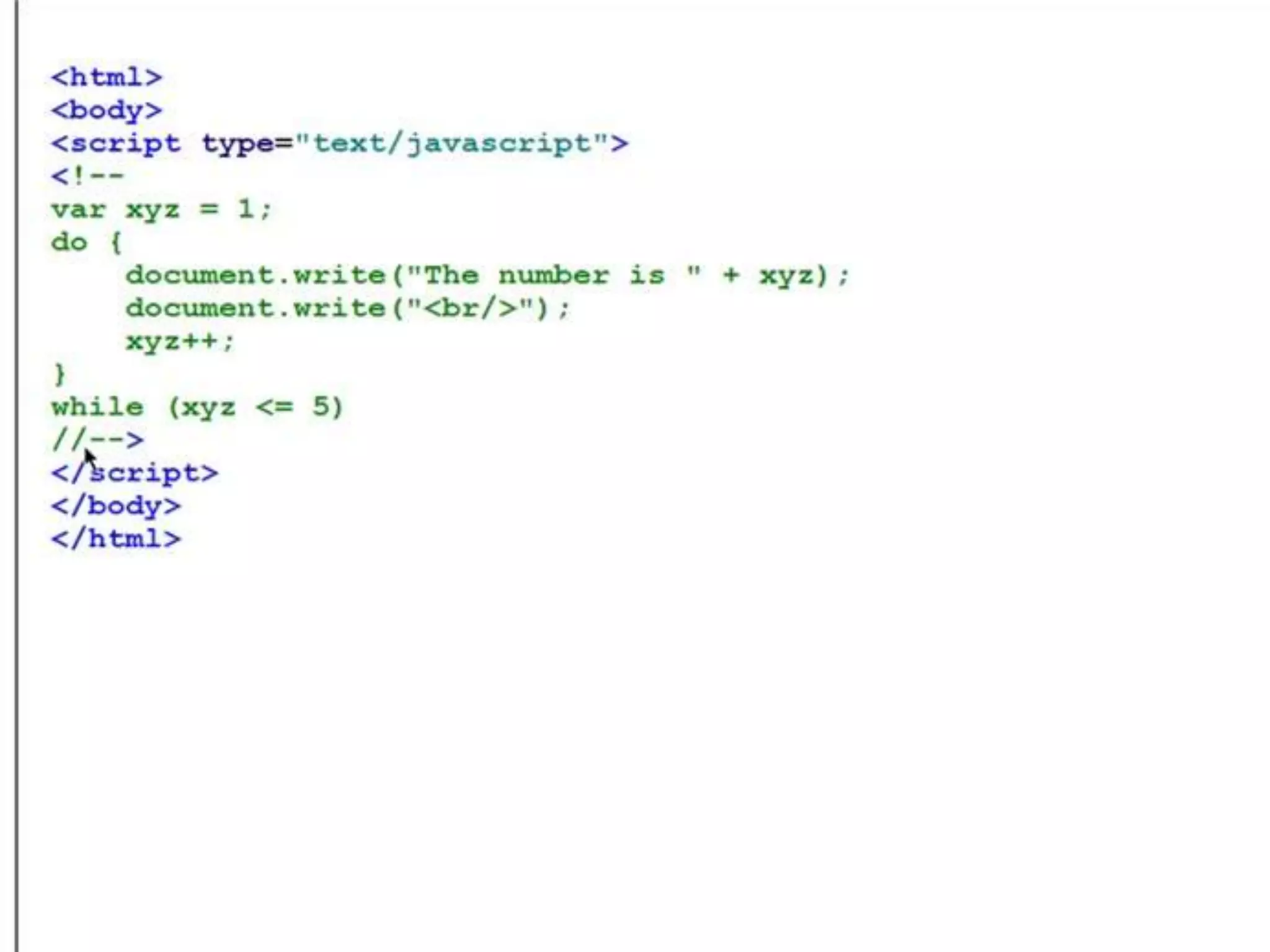 Java script