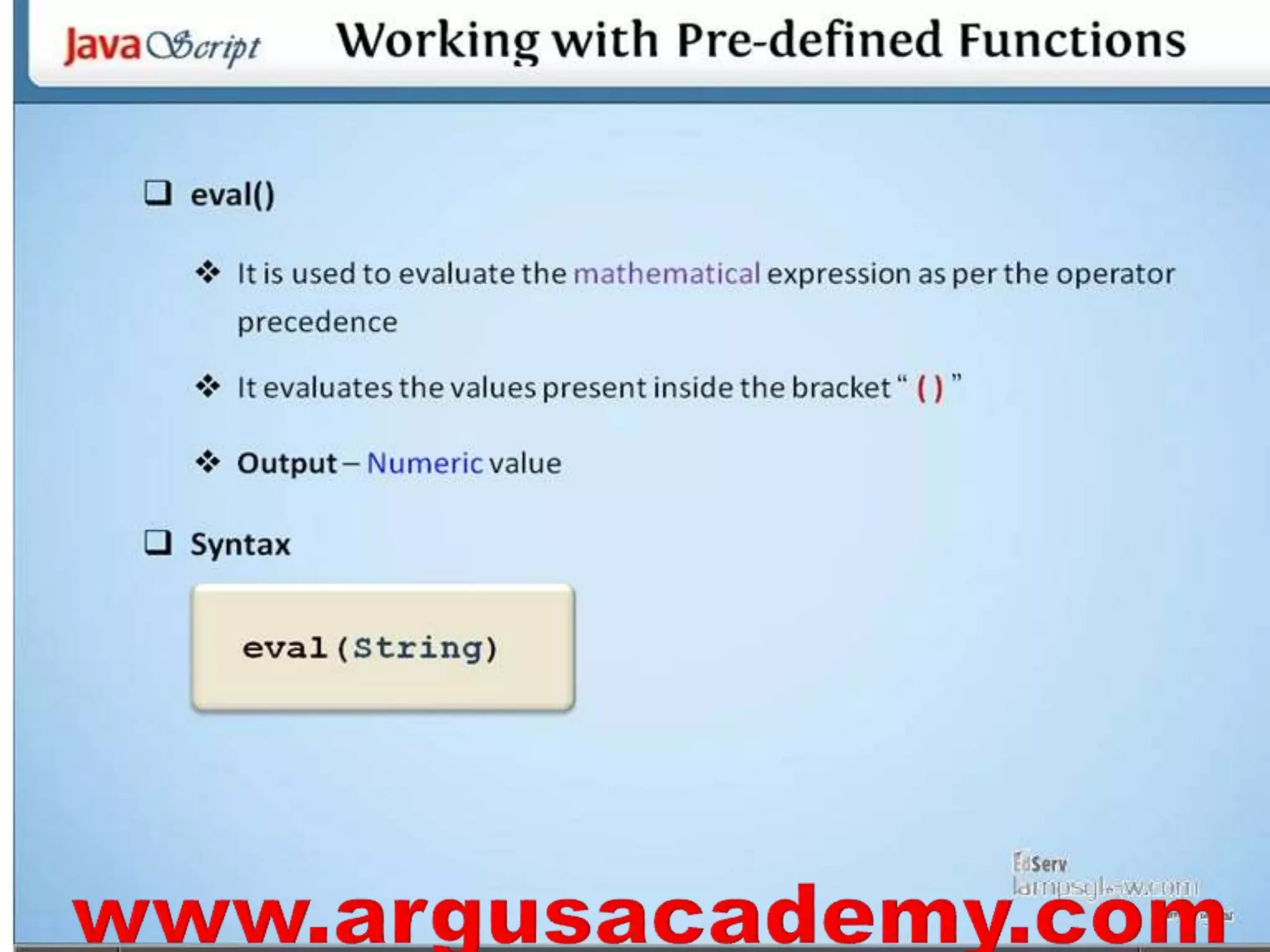 Java script