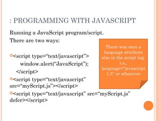 JavaScript Tutorial | PPT