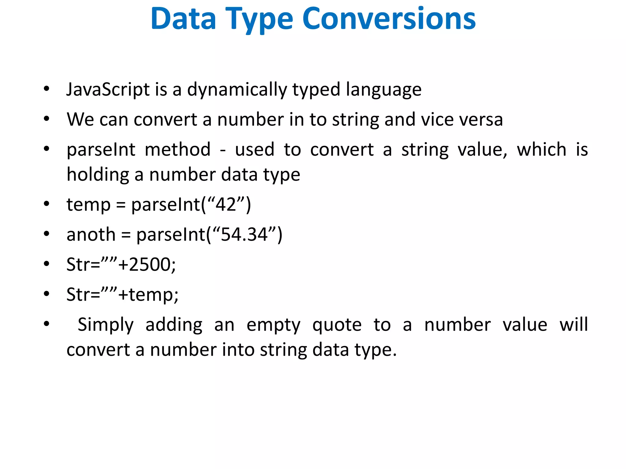 Java script | PPT