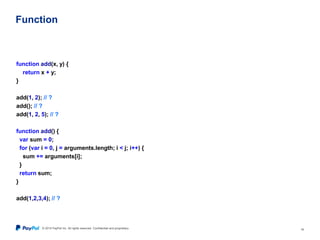 JavaScript Fundamentals | PPTX