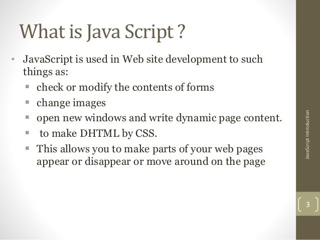Java script