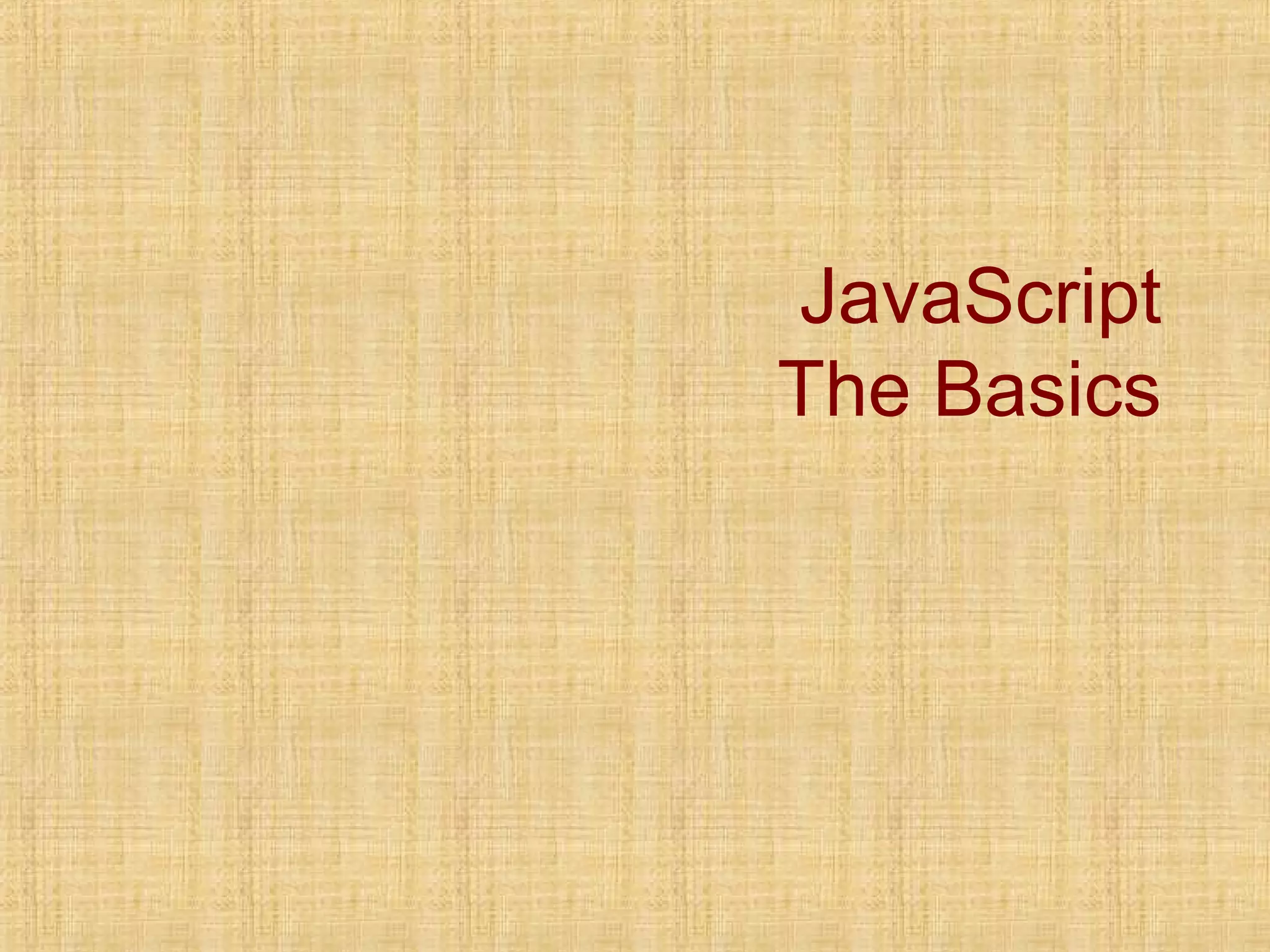 Javascript | PPT