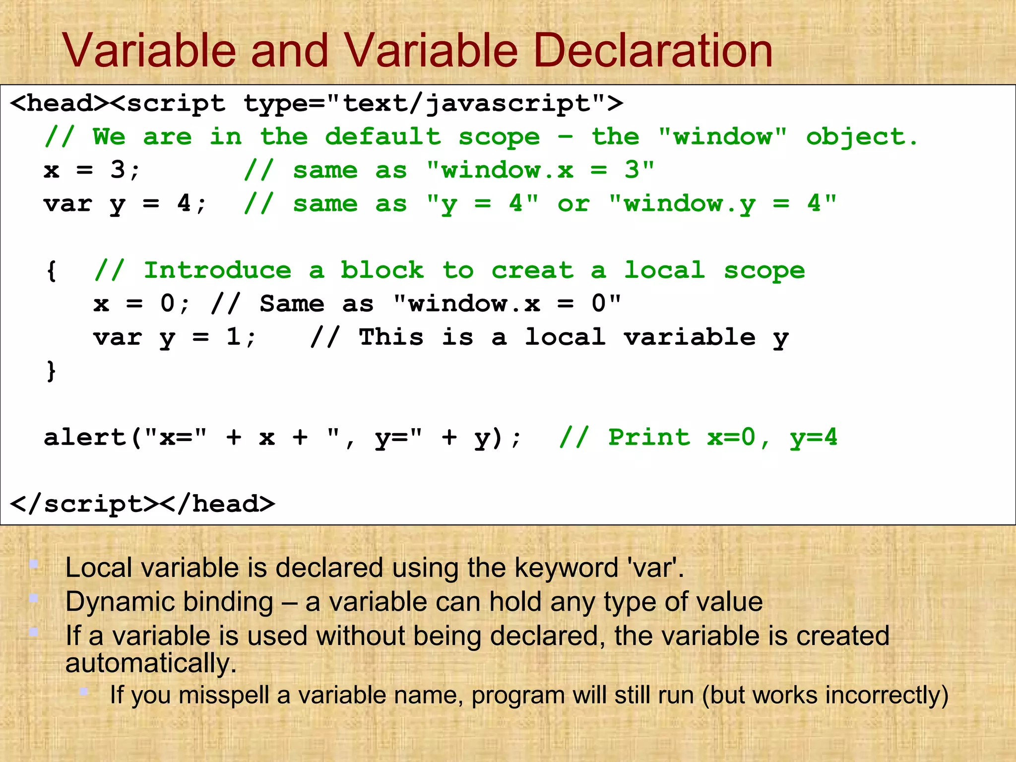 Javascript | PPT