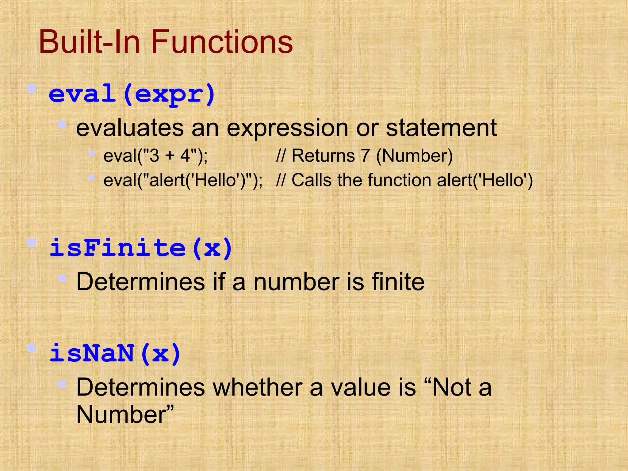Javascript | PPT