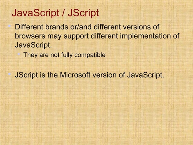 Javascript | PPT