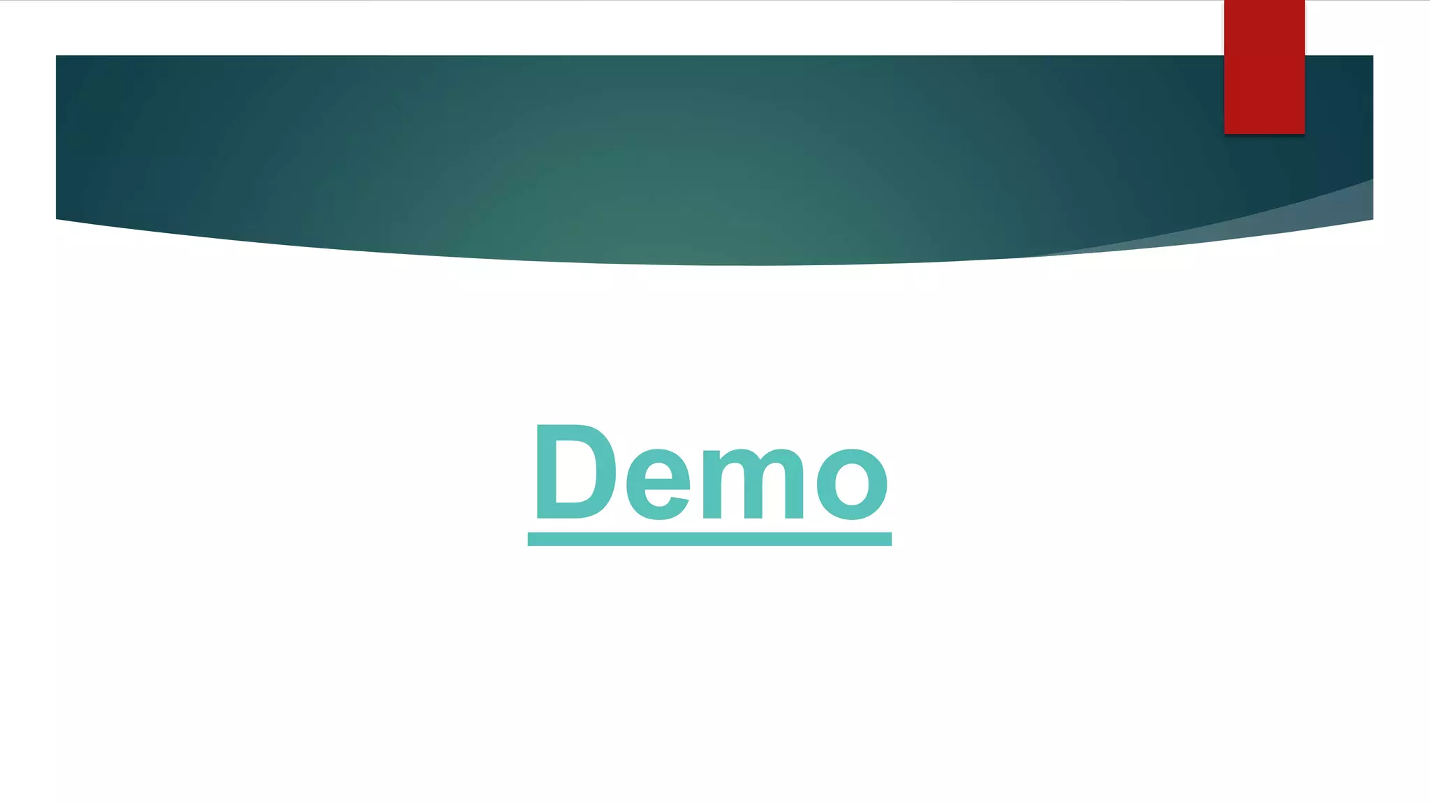 Demo
 