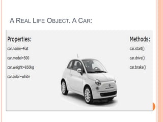 A REAL LIFE OBJECT. A CAR:
 