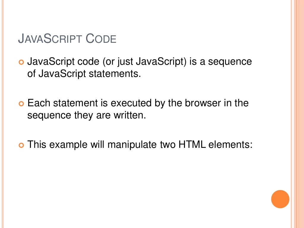 Java script