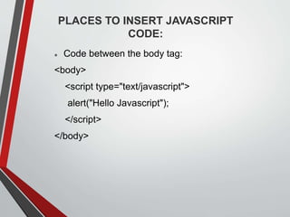 Javascript | PPT
