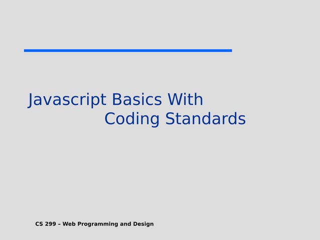 Java script | PPT