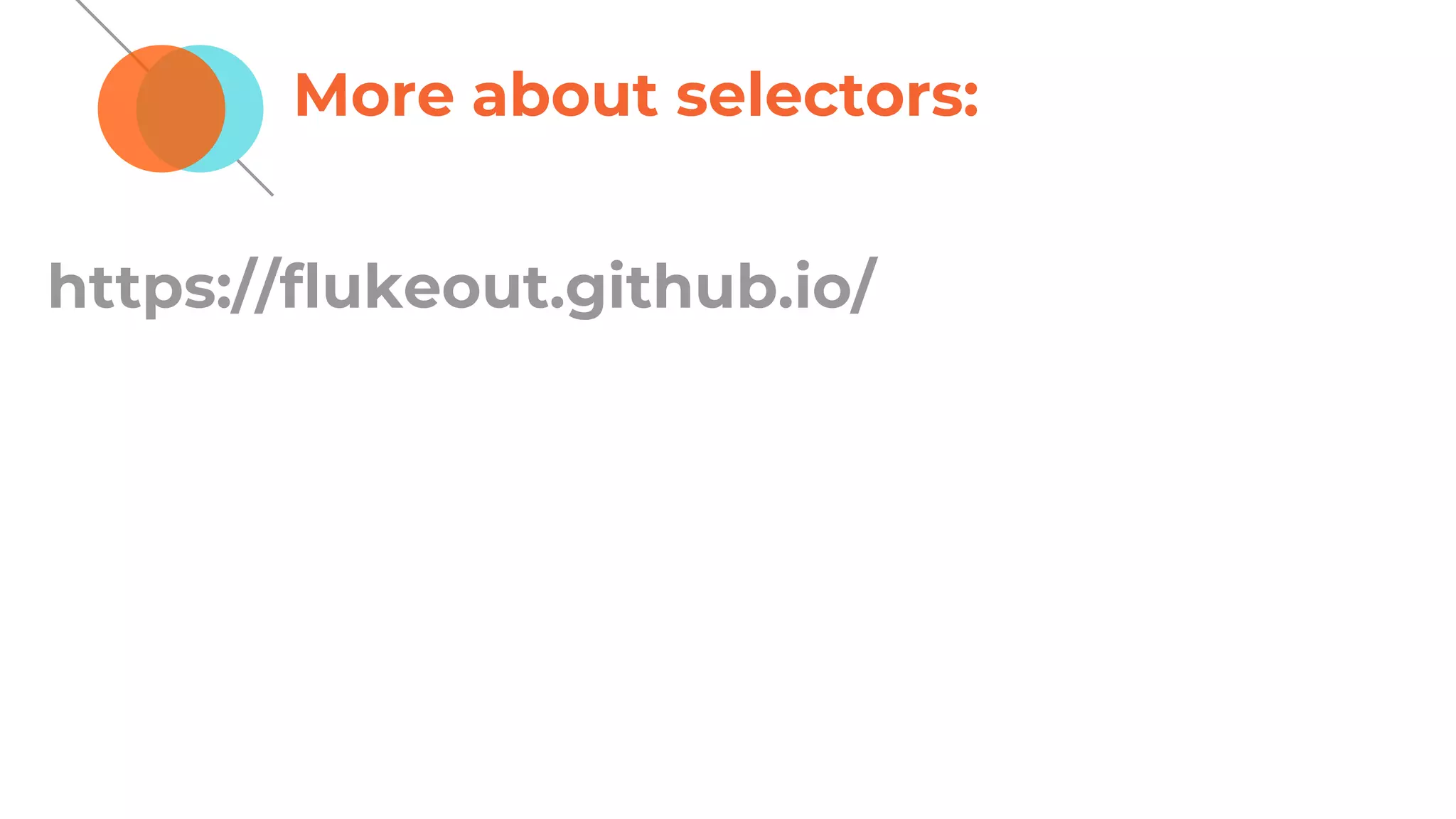 More about selectors:
https://flukeout.github.io/
 