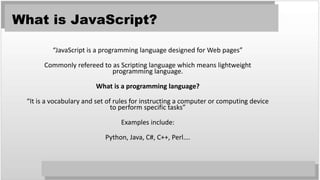 Javascript | PPT