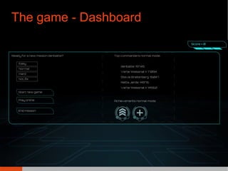 The game - Dashboard