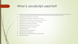 Java script | PPT