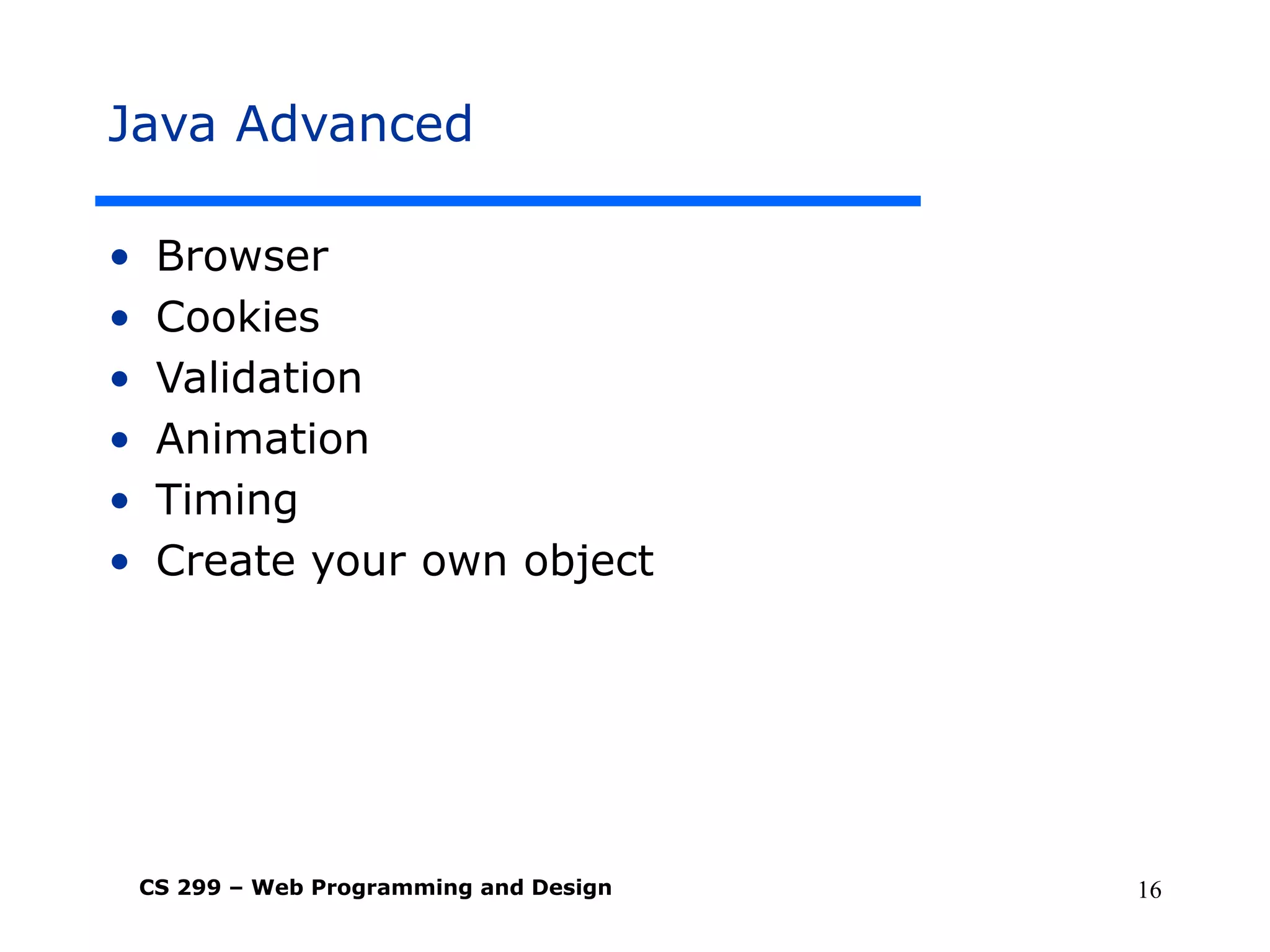javaScript.ppt | Web Design and HTML | Internet