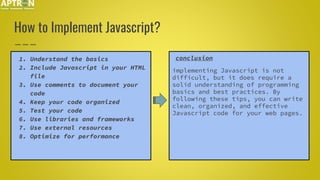Javascript Training in Delhi | PPT
