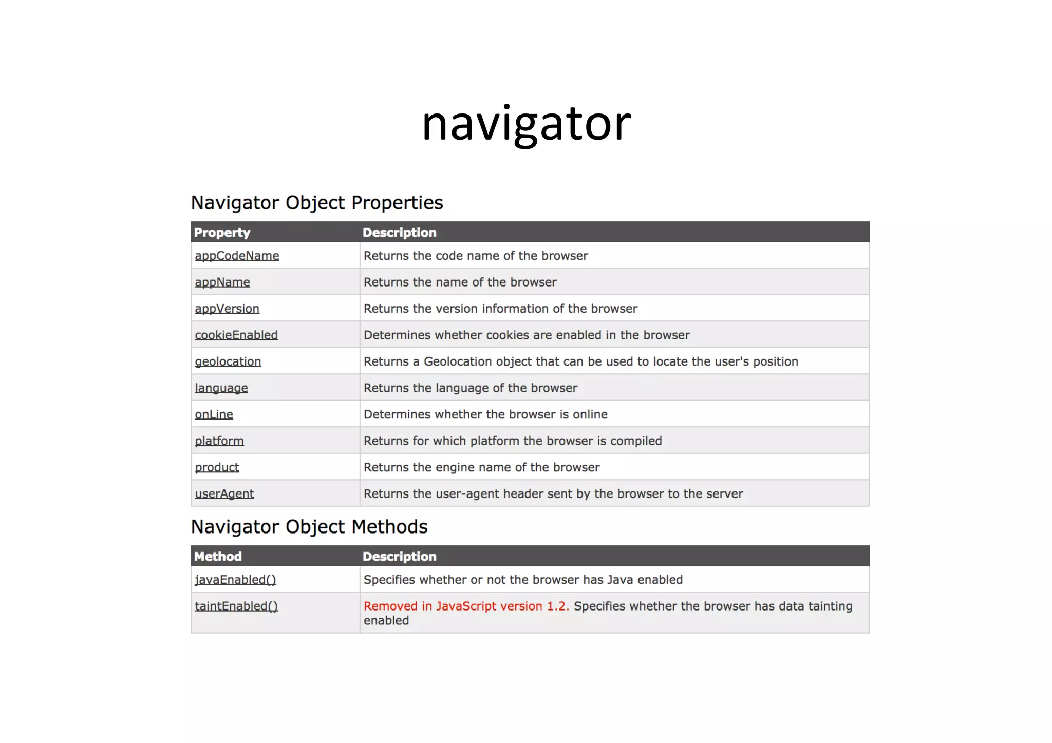 navigator 