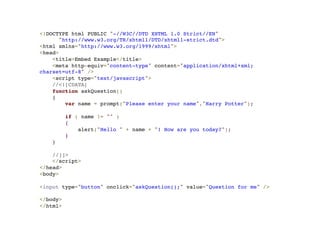 Introduction to JavaScript | PDF