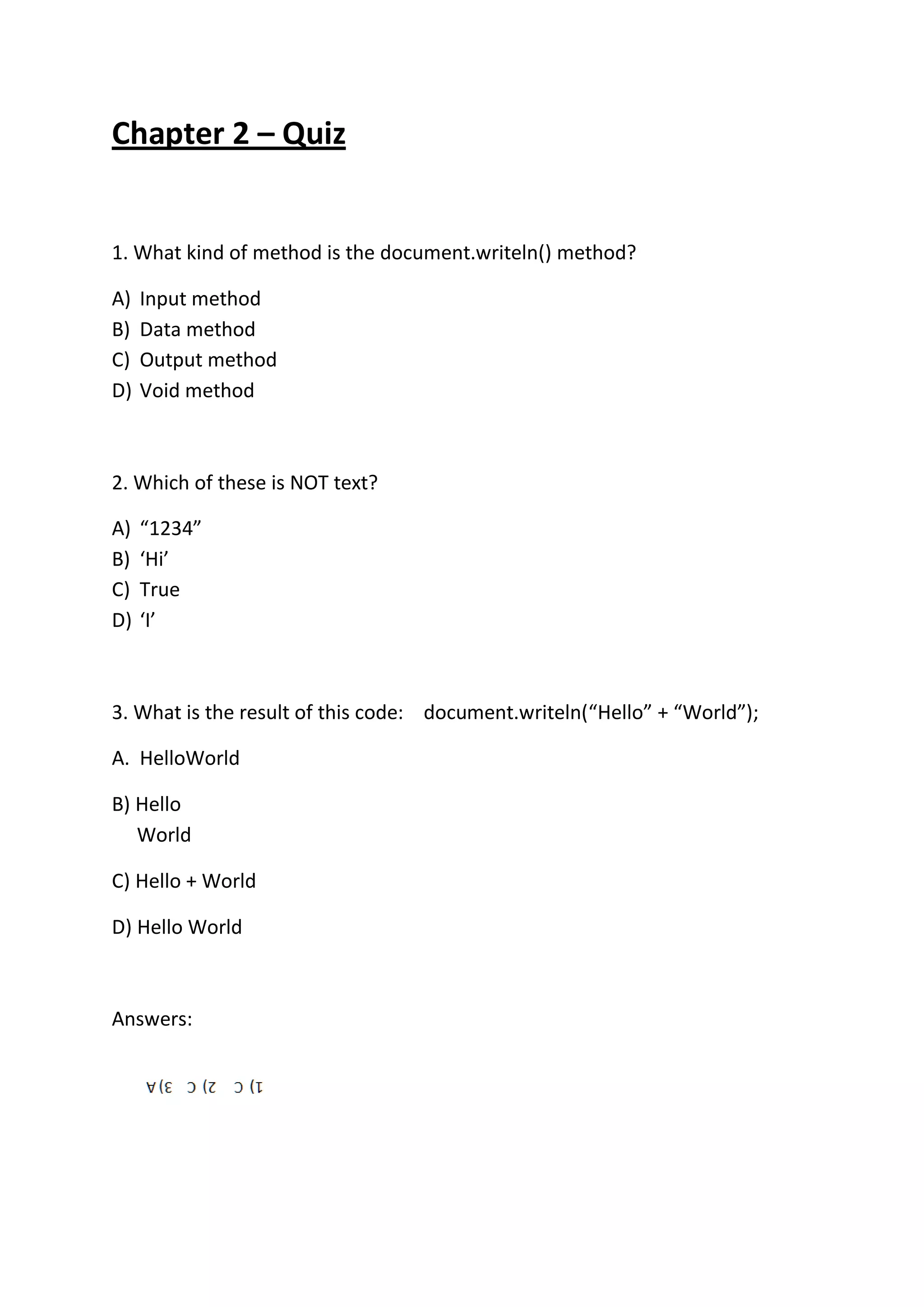Javascript breakdown-workbook | PDF