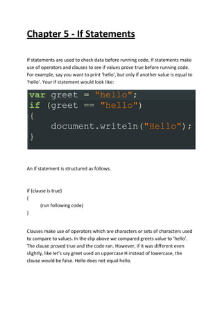 Javascript breakdown-workbook | PDF