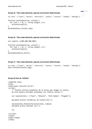 Javascript es6-ejercicios-resueltos-parte-2 | PDF