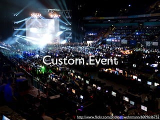 Custom Event



     http://www.ﬂickr.com/photos/swehrmann/6009646752
 