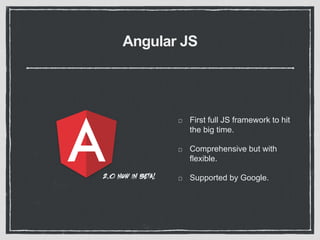 Java script framework-roller-coaster | PPT