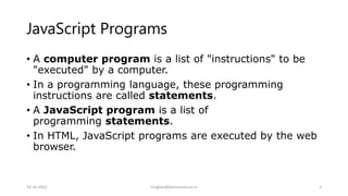 JavaScript- Functions and arrays.pptx