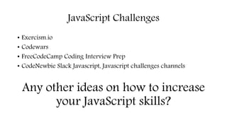Resources for Learning JavaScript | PPT