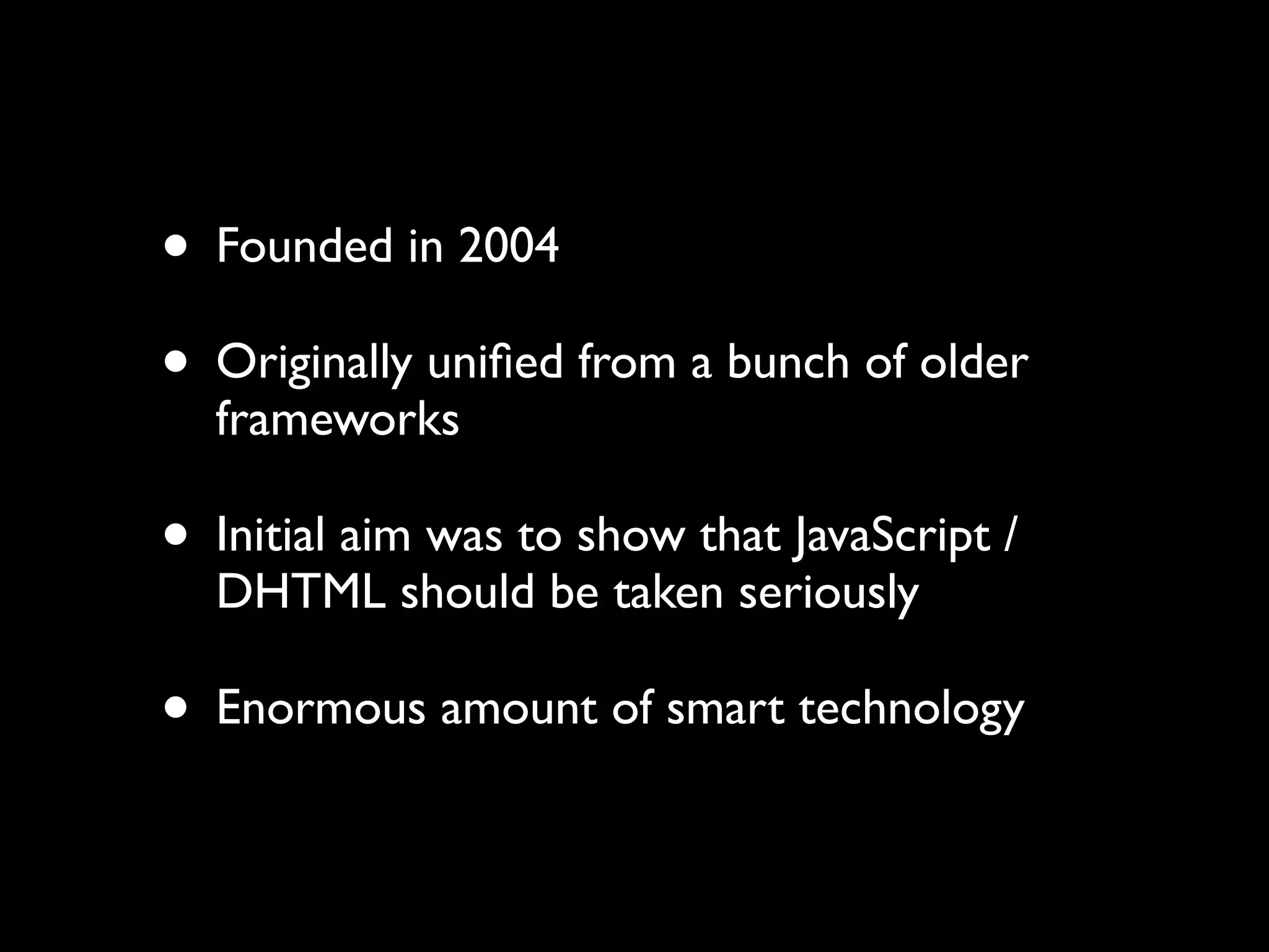 JavaScript Libraries: The Big Picture