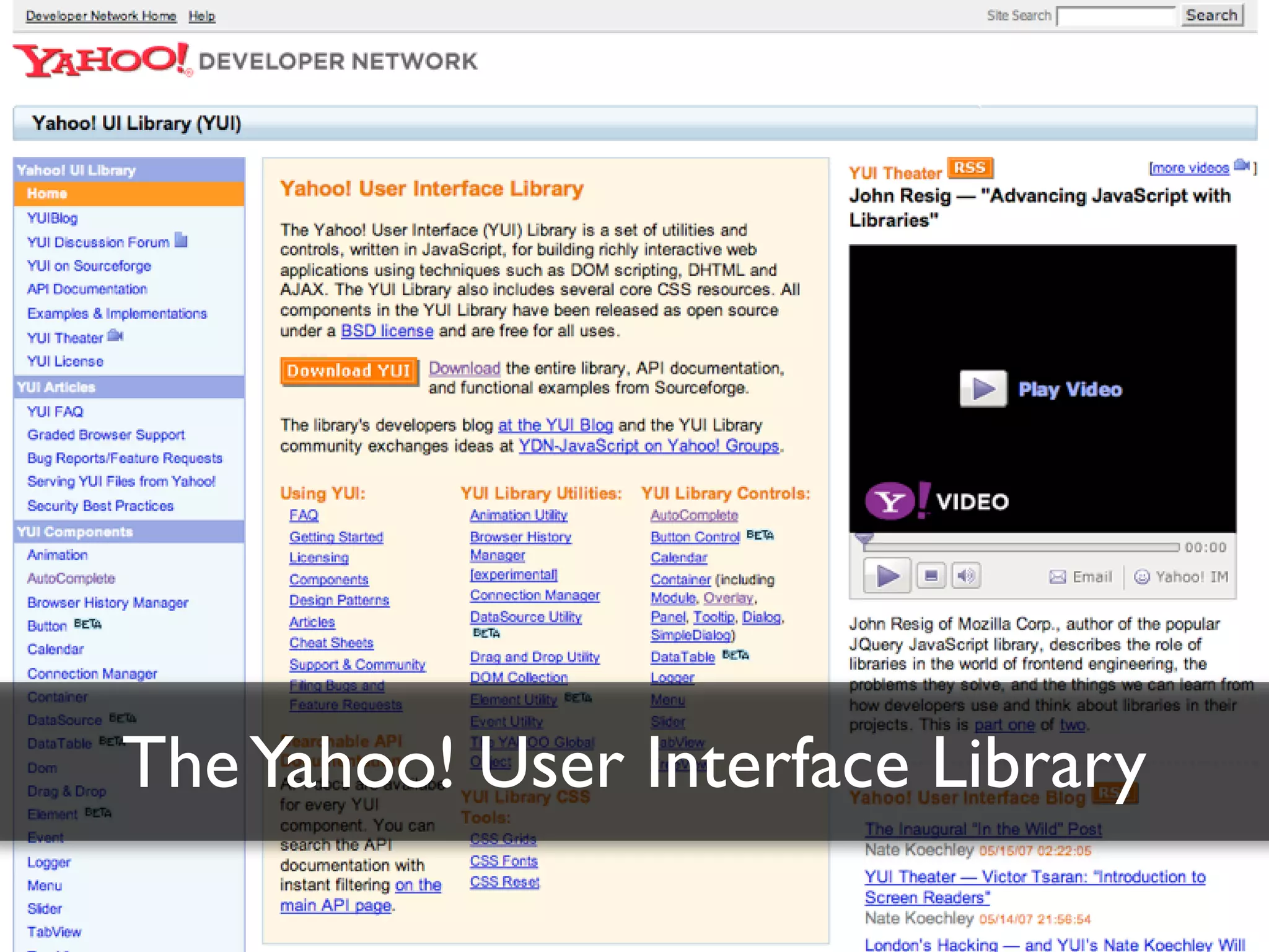 JavaScript Libraries: The Big Picture