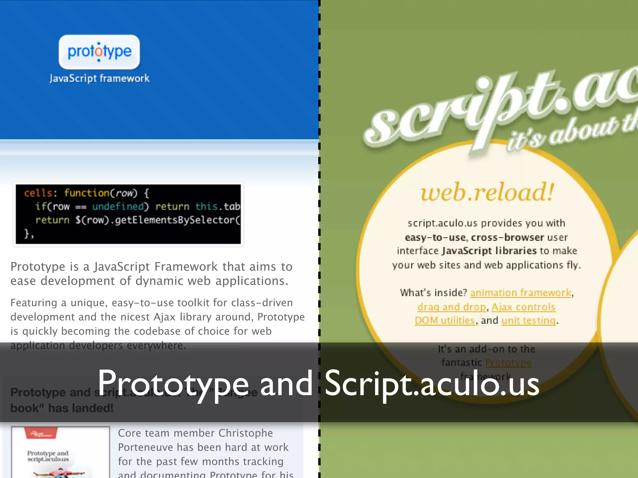 JavaScript Libraries: The Big Picture